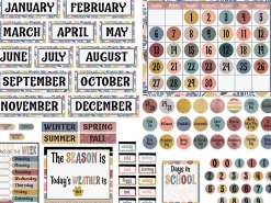 Wonderfully Wild Calendar Bulletin Board Set