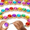 Wooden Lacing Jewels