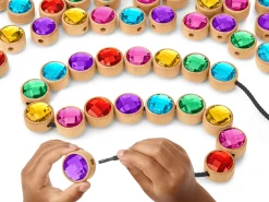 Wooden Lacing Jewels