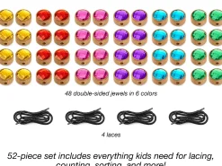Wooden Lacing Jewels