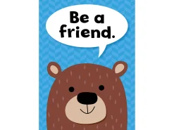 Woodland Friends Be a Friend Poster