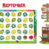 Woodland Friends Calendar Bulletin Board Set