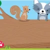 Woodland Friends Name Tags