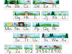 Woodland Friends Traditional Manuscript Bulletin Board Set
