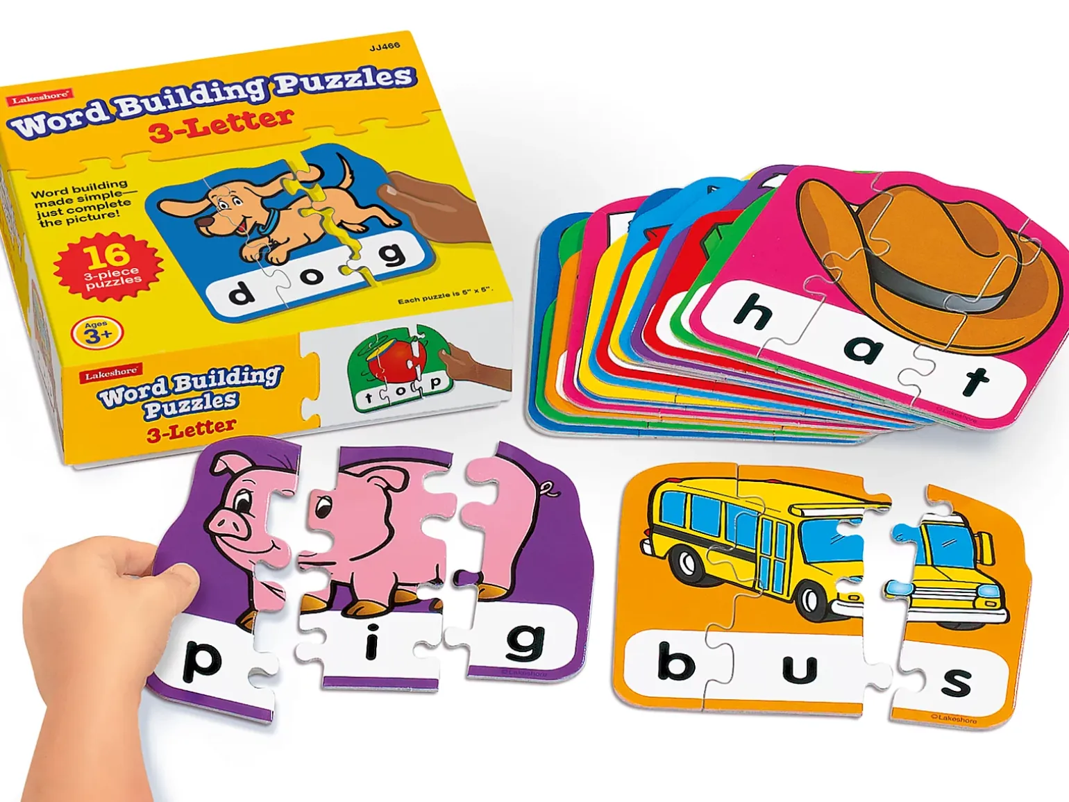 Word Building Puzzles - 3-Letter Words