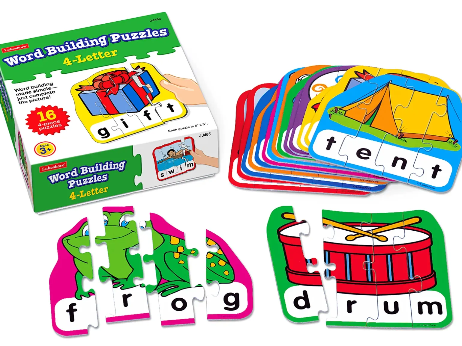 Word Building Puzzles - 4-Letter Words