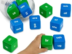 Word Families Giant Activity Dice