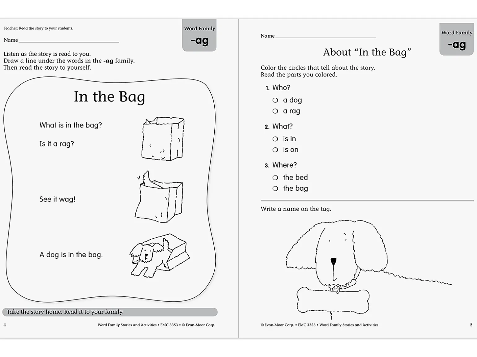 Word Family Workbook