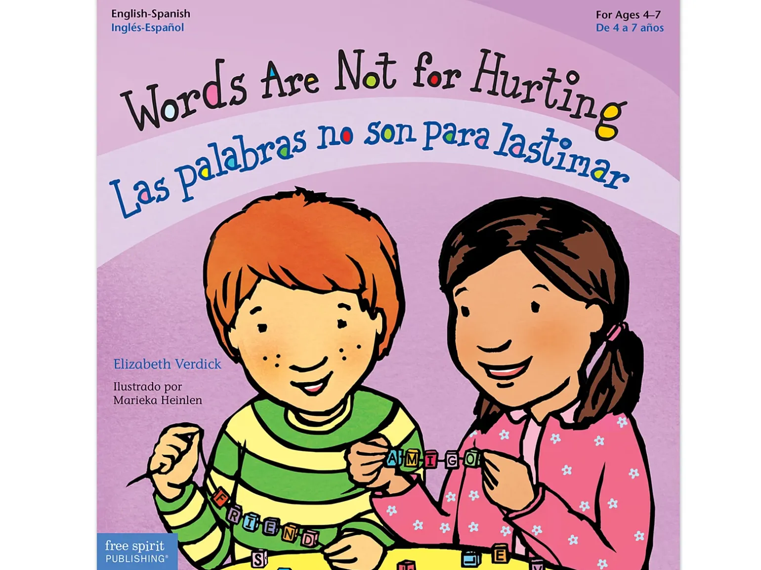 Words Are Not for Hurting Bilingual Paperback Book