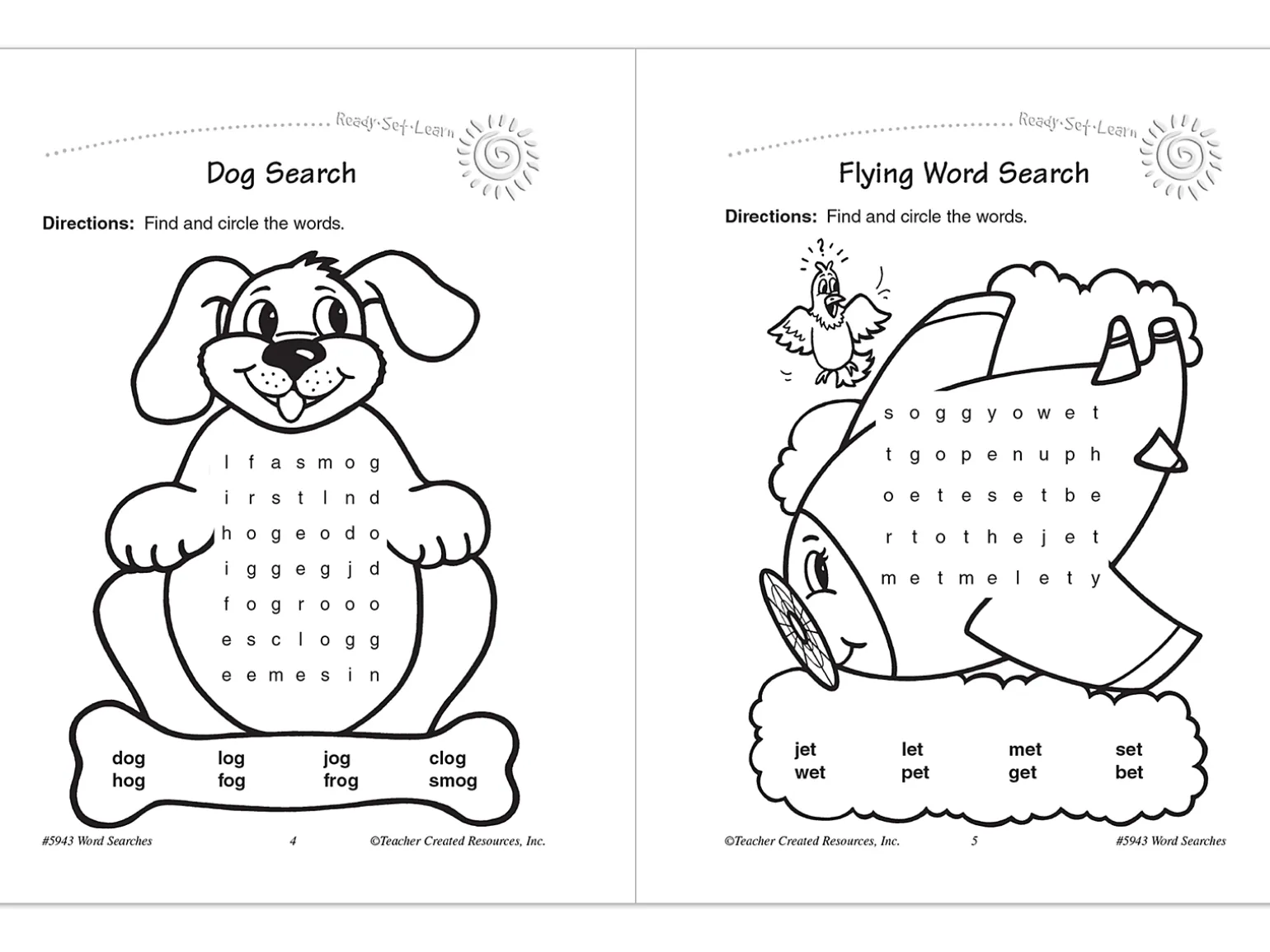 Word Searches Workbook - Gr. 1
