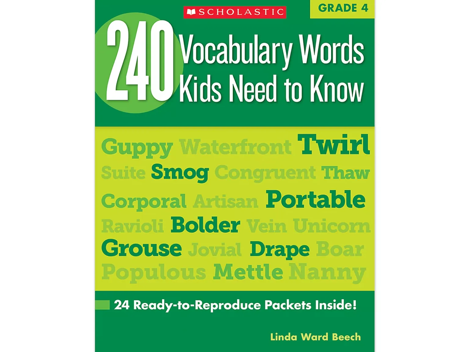 240 Words Kids Need to Know Workbook - Gr. 4