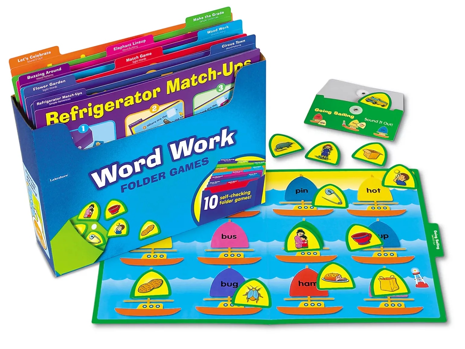 Word Work Folder Game Library - Pre K-K