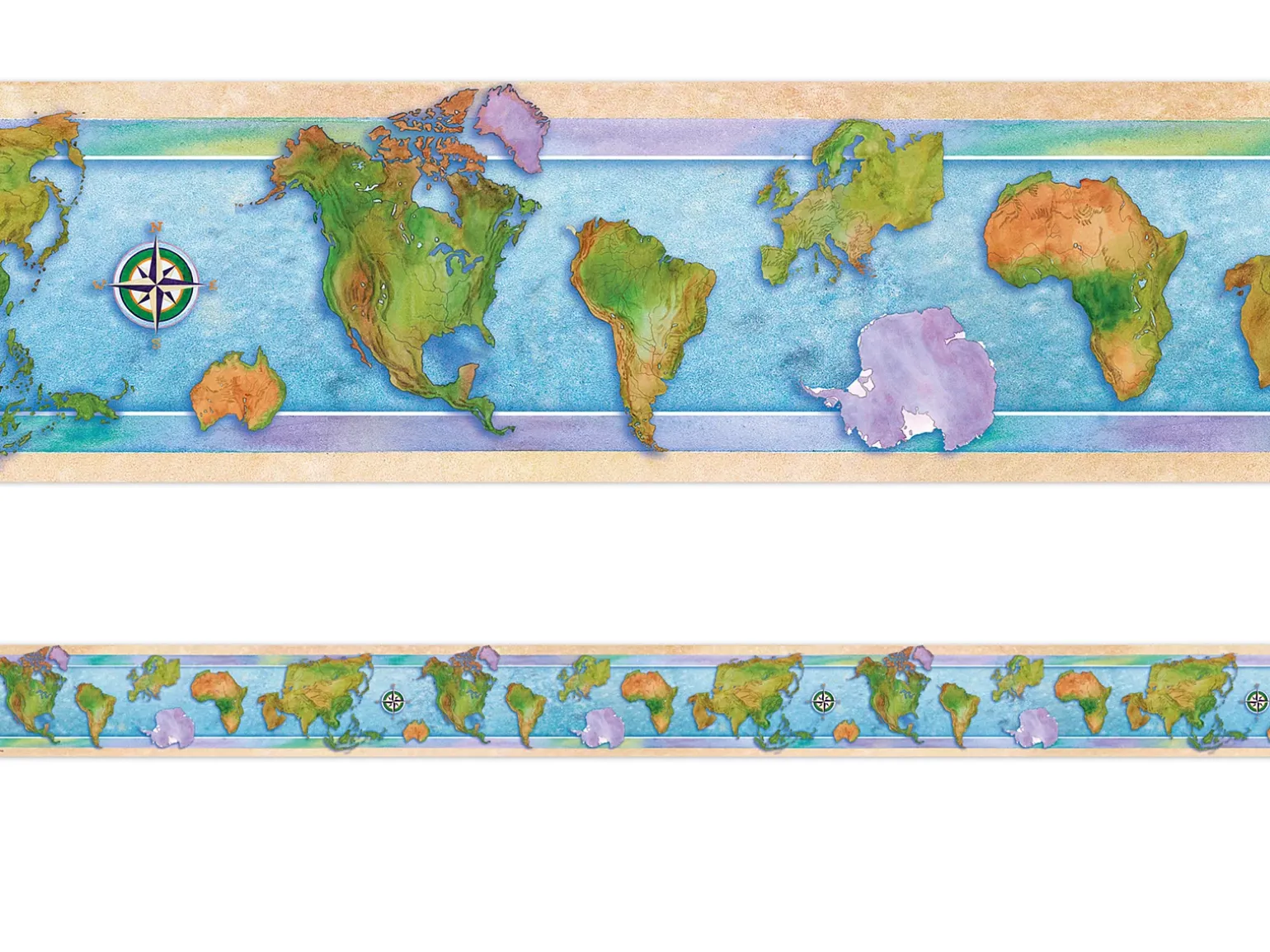 World Map Border