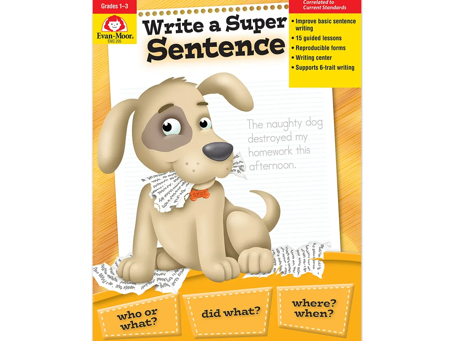 Write a Super Sentence Workbook