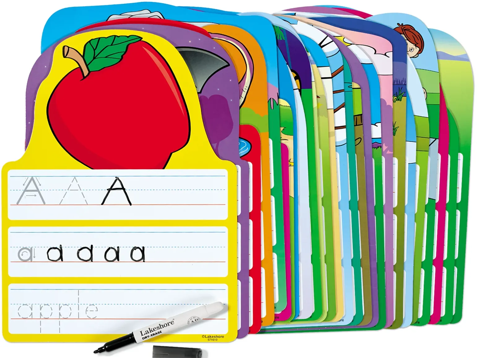 Write & Wipe Alphabet Practice Cards