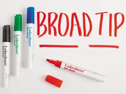 Write & Wipe Broad-Tip Markers