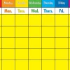 Write & Wipe Classroom Calendar