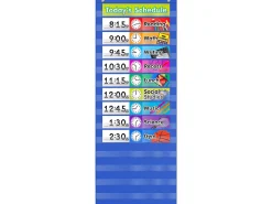 Write & Wipe Daily Schedule Pocket Chart