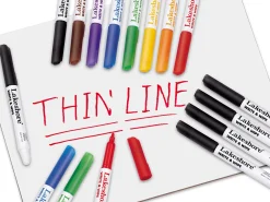 Write & Wipe Thin-Line Markers