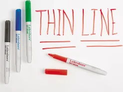 Write & Wipe Thin-Line Markers