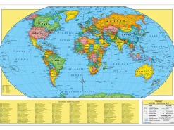 Write & Wipe World Wall Map