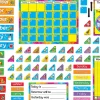 Year Around Calendar Bulletin Board Set