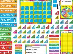 Year Around Calendar Bulletin Board Set