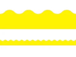 Yellow Scalloped Border