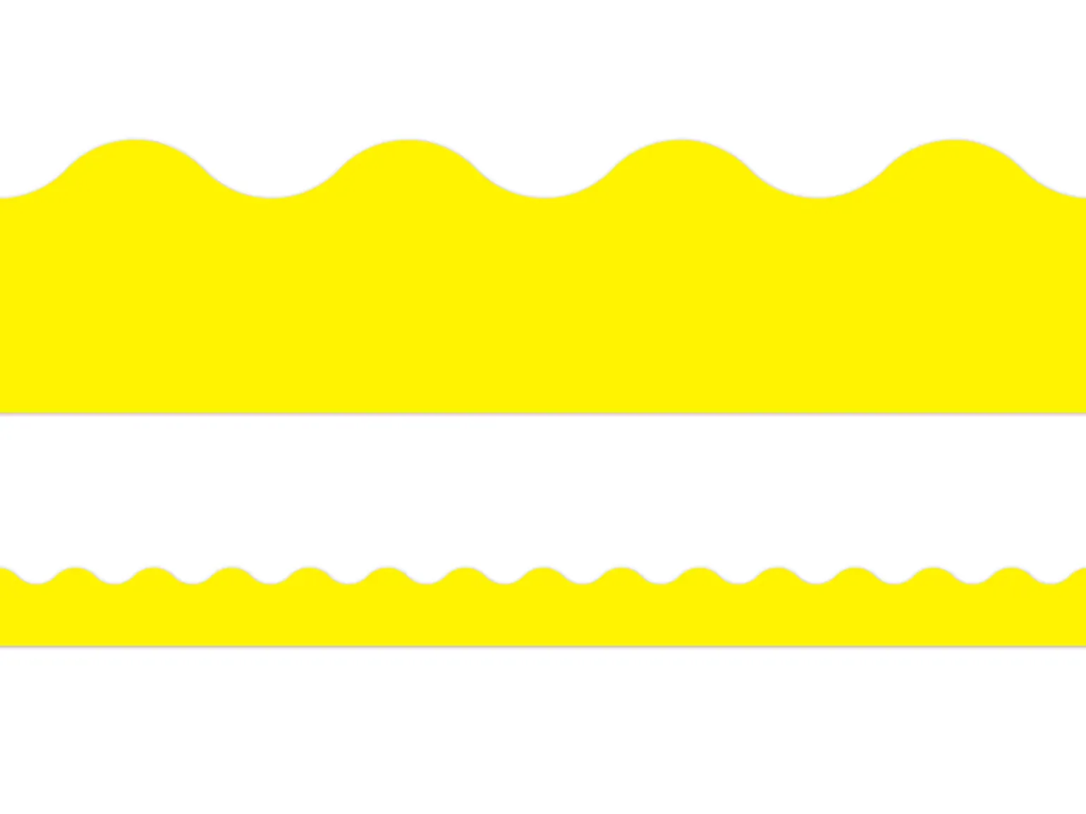Yellow Scalloped Border