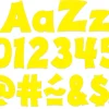 Yellow Spanish/English 4" Punch-Out Letters